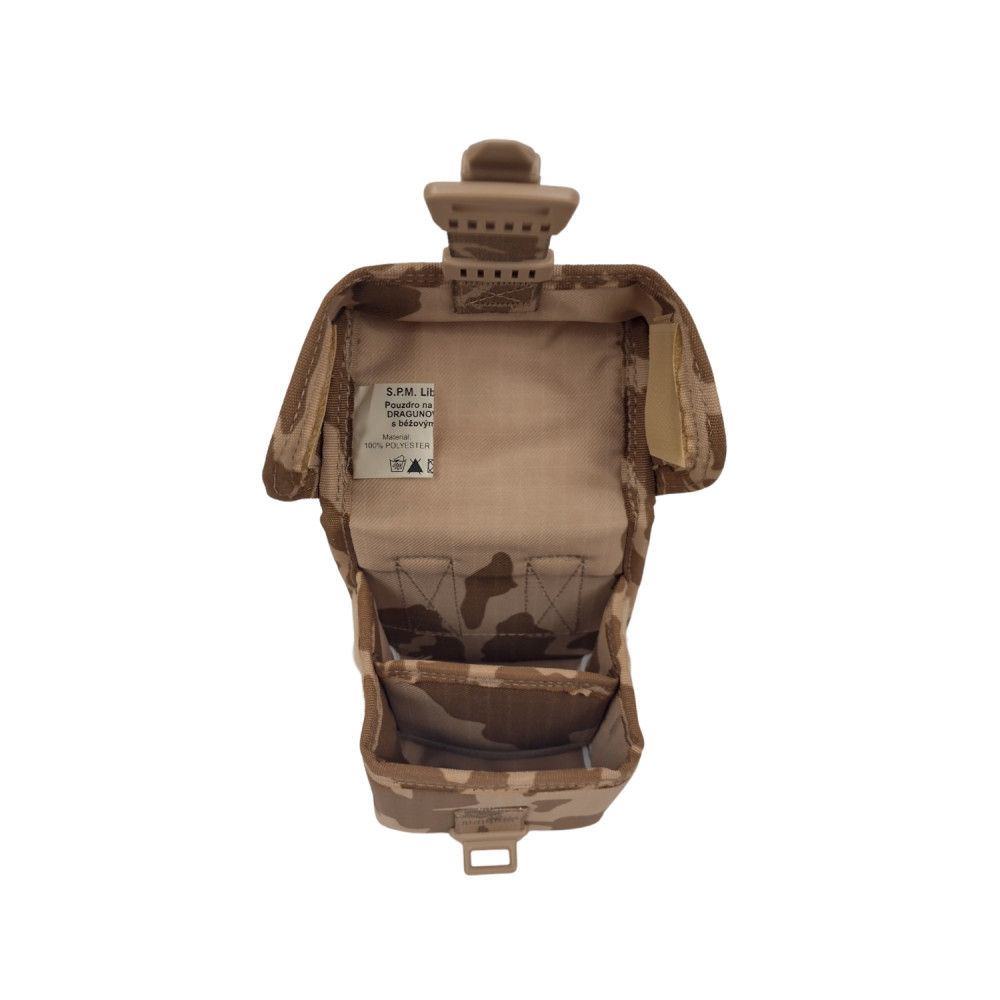 detail Pouzdro na dva zásobníky Dragunov k MNS 2000 - pouštní bouře - nepoužité