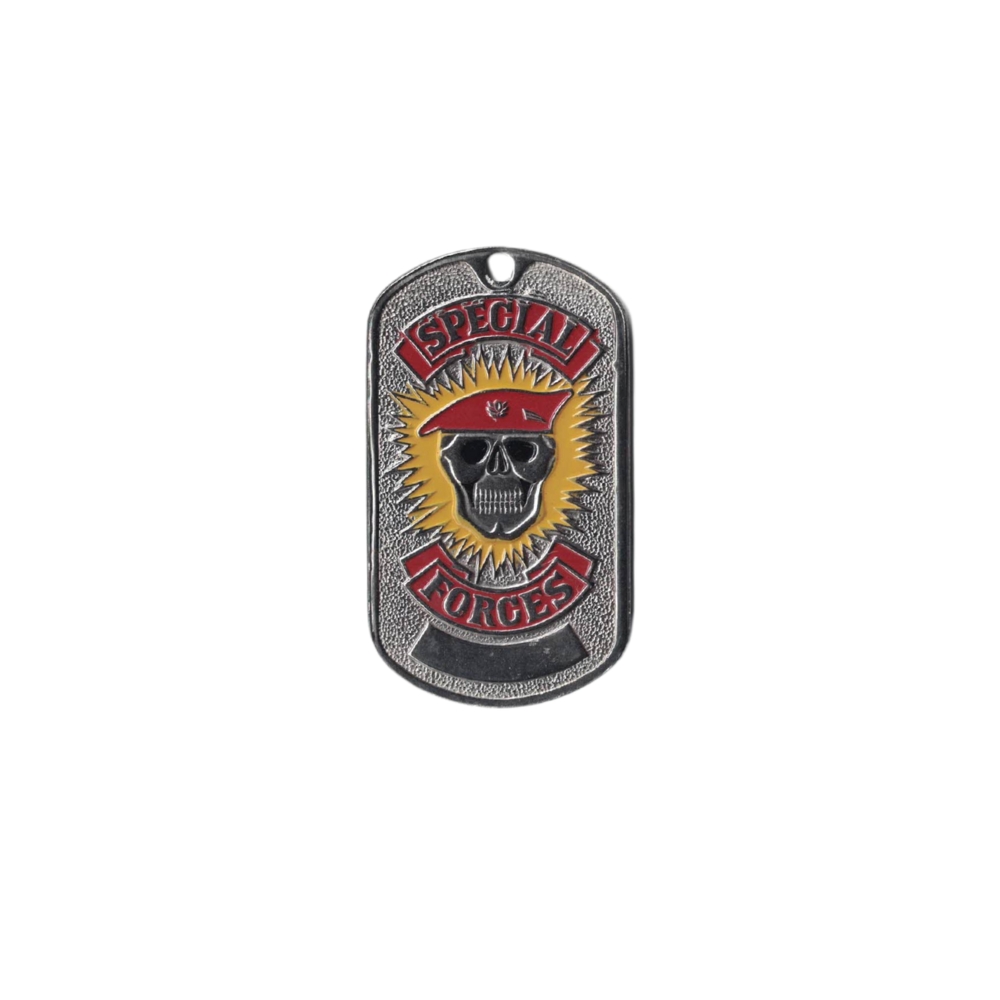 detail DOG TAG RUS 024 s řetízkem - nové
