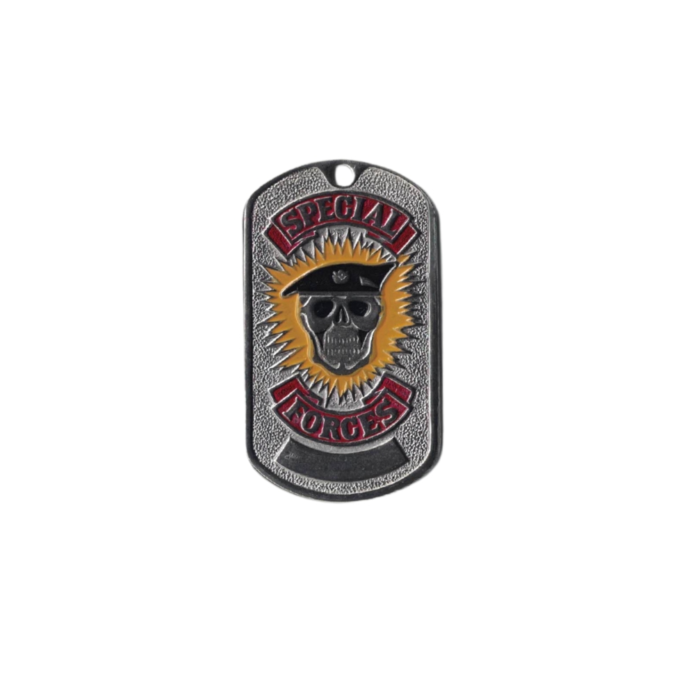 detail DOG TAG RUS 029 s řetízkem - nové