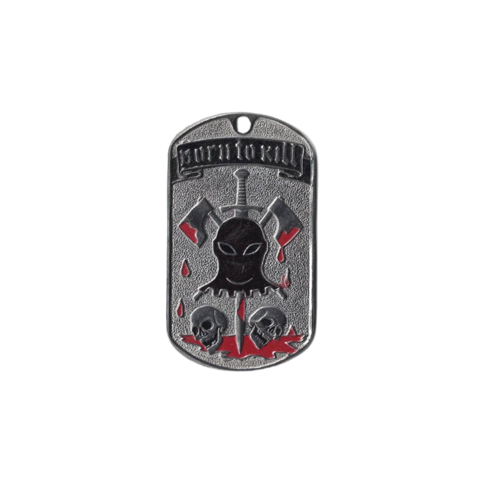 detail DOG TAG RUS 043 s řetízkem - nové