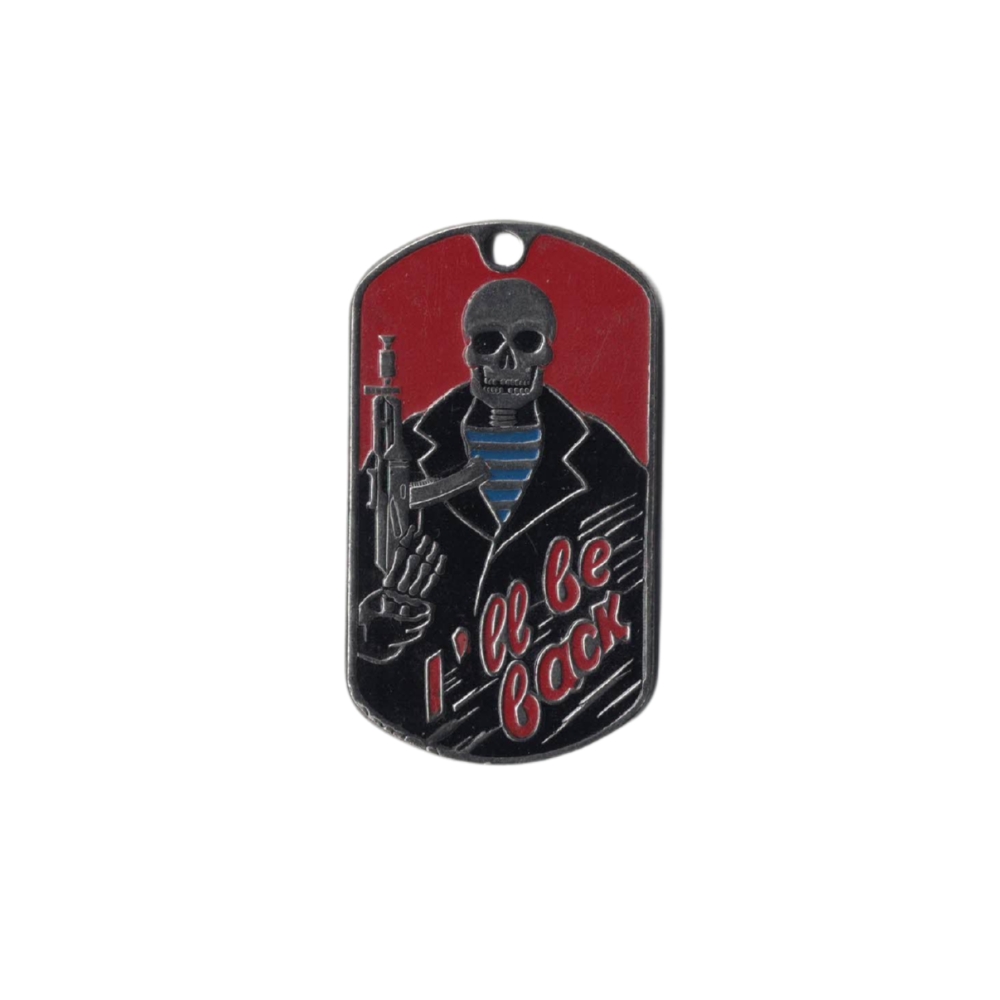 detail DOG TAG RUS 048 s řetízkem - nové