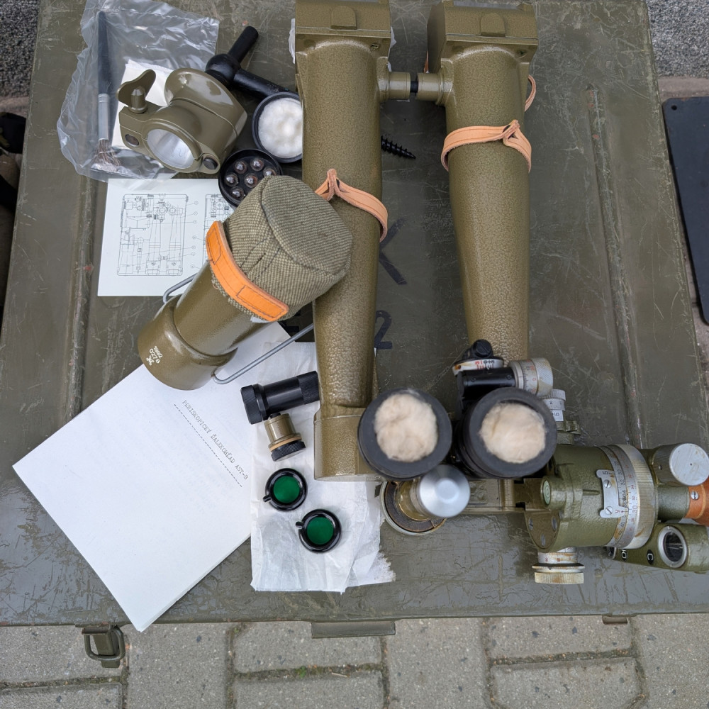detail Dalekohled periskopický ČSLA vz.53 AST-B 10x45 - nepoužitý