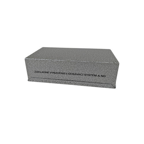Krabička hliníková CZ od zdravotnického materiálu - kladívková barva - malá - po