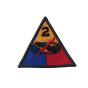 nahlad Nášivka U.S.Army 2nd Armored Division - barevná - nepoužité